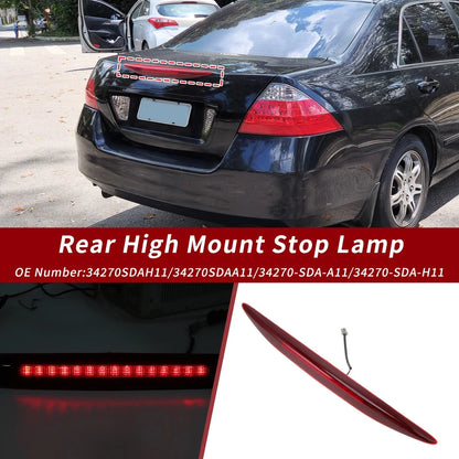 Red High Mounted LED Third Brake Light for Honda Accord (2006-2007)