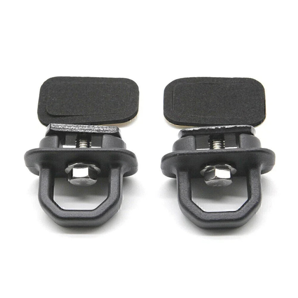 Tie Down Anchors Hooks for Chevy Silverado Pickup Trucks Black