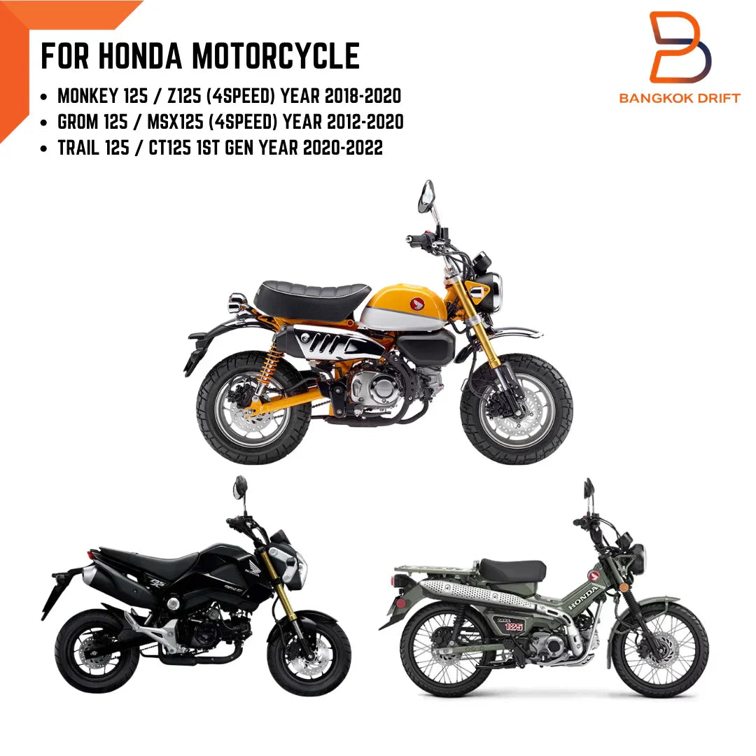 Black Valve Cover Guard Trim for Honda MSX125 Grom 125 (2013-2023)