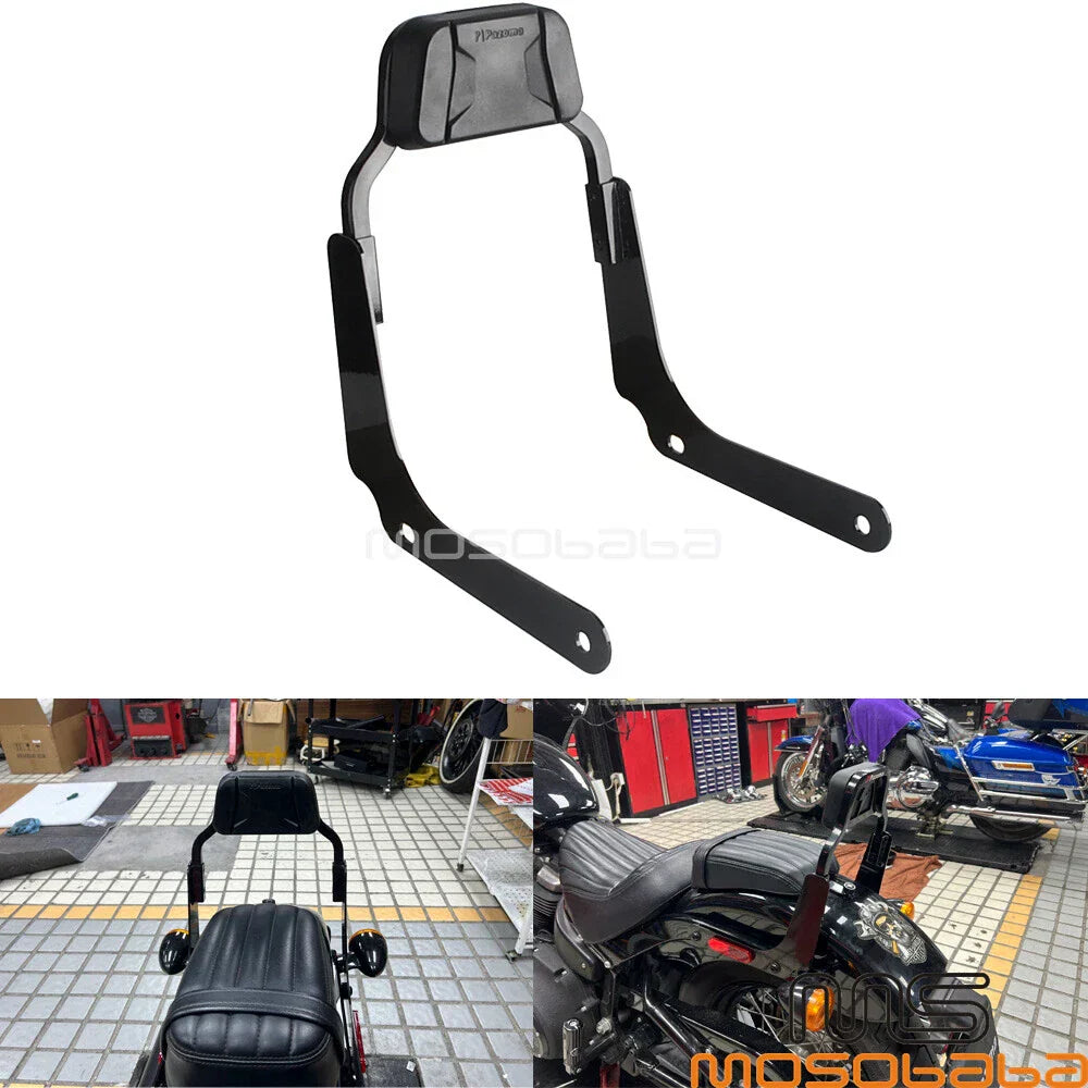 Sissy Bar Backrest for Harley Softail 2018-Up FLDE FLSL FXBB FXBBS FXST Black