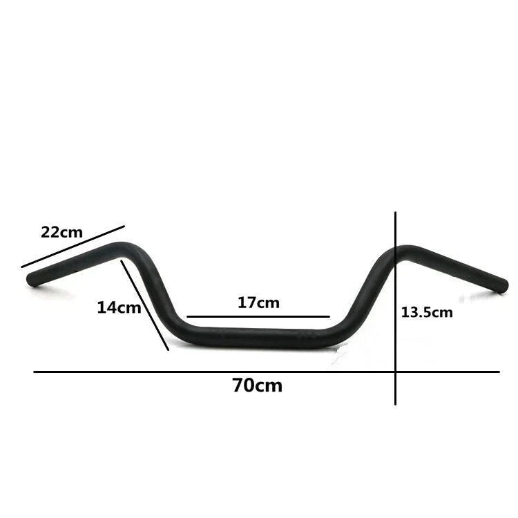7/8'' 22mm Drag Handlebar Bar Black for Honda Yamaha Suzuki