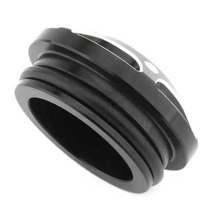Black & Silver Frame Hole Cover Caps for Harley X350