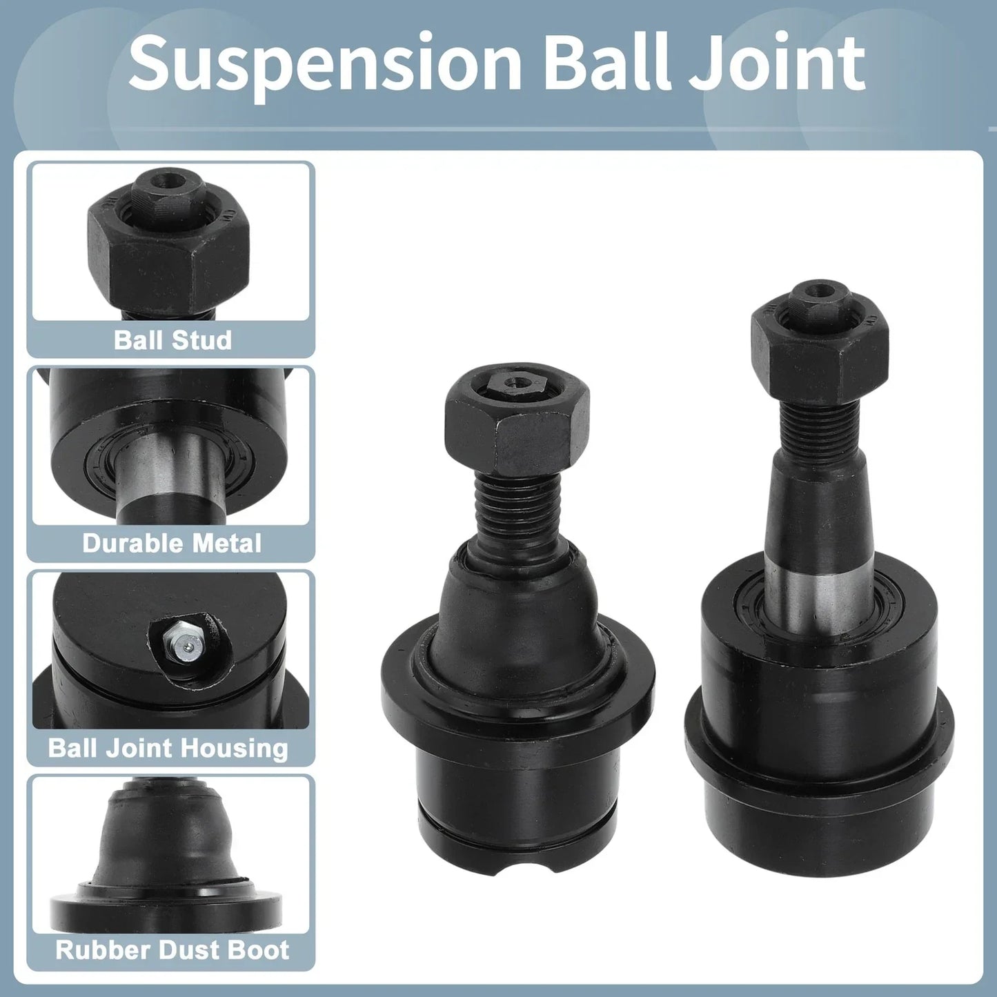 4 x Front Upper Lower Ball Joints for Dodge Ram 2500 3500 (2003-2010)