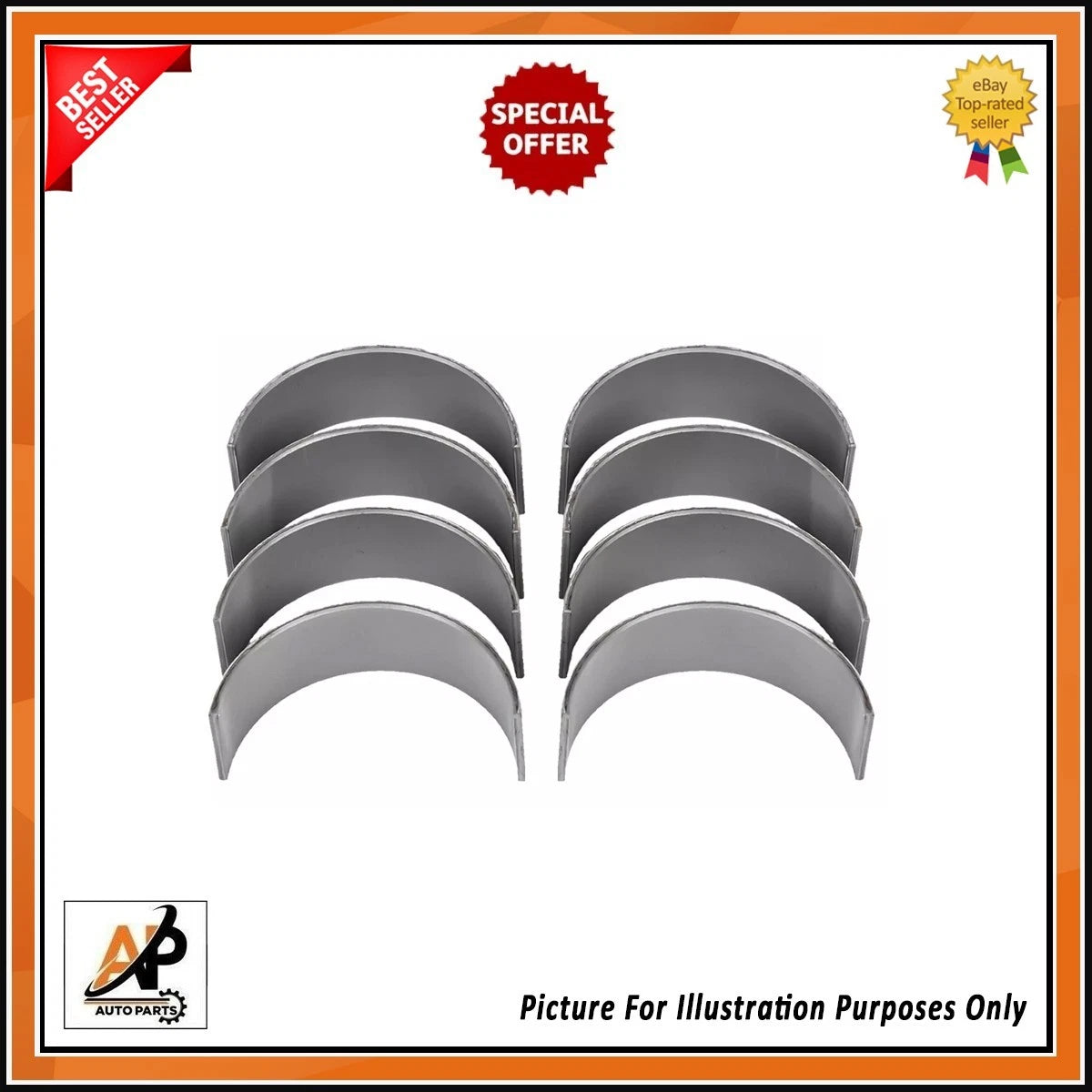 Conrod Bearings Set for Land Rover Range Rover Evoque 2.0 D (2012–2018)