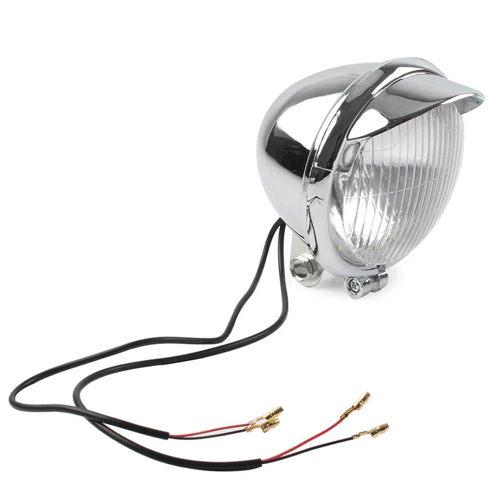 Fog Light Lamp for Harley Honda Suzuki Motorcycle Chrome