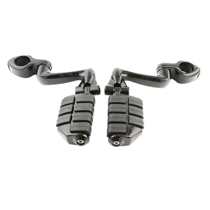 1 1/4" Engine Guard Adjustable Male Mount Highway Footpegs for Harley