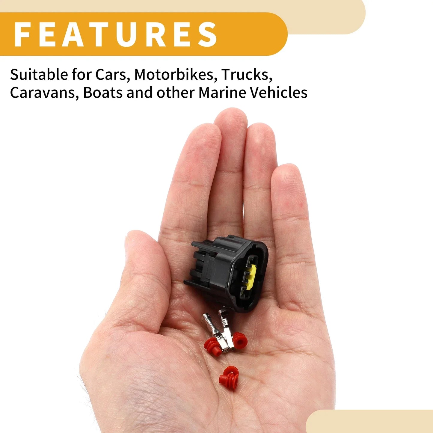 Crankshaft Position Sensor Connector Plug for Toyota - 1 Set