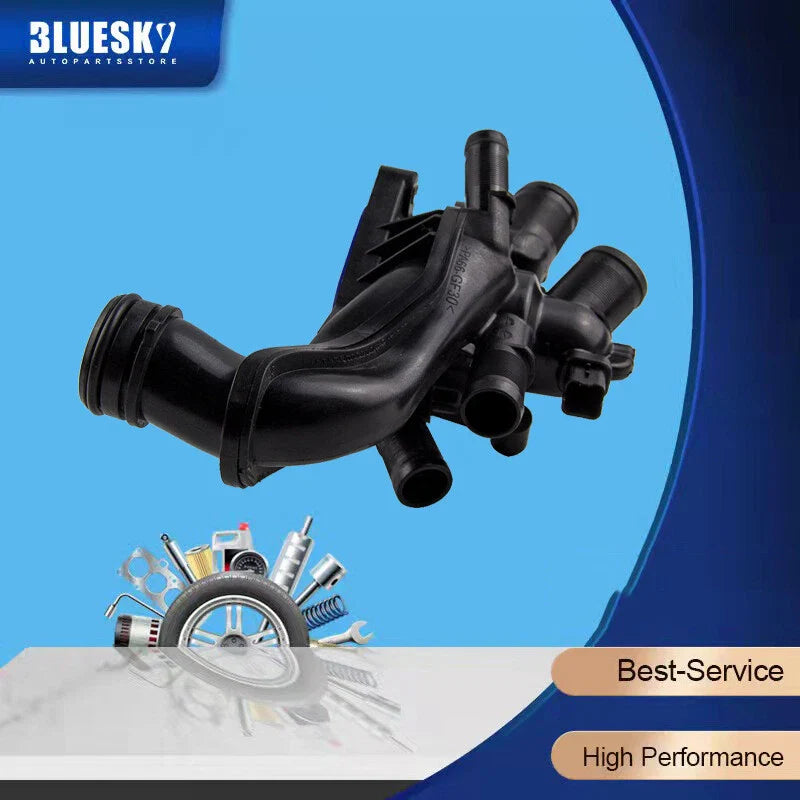 Thermostat Housing w/ Sensor for Peugeot 308, 207, CITROËN C4 (07-15)