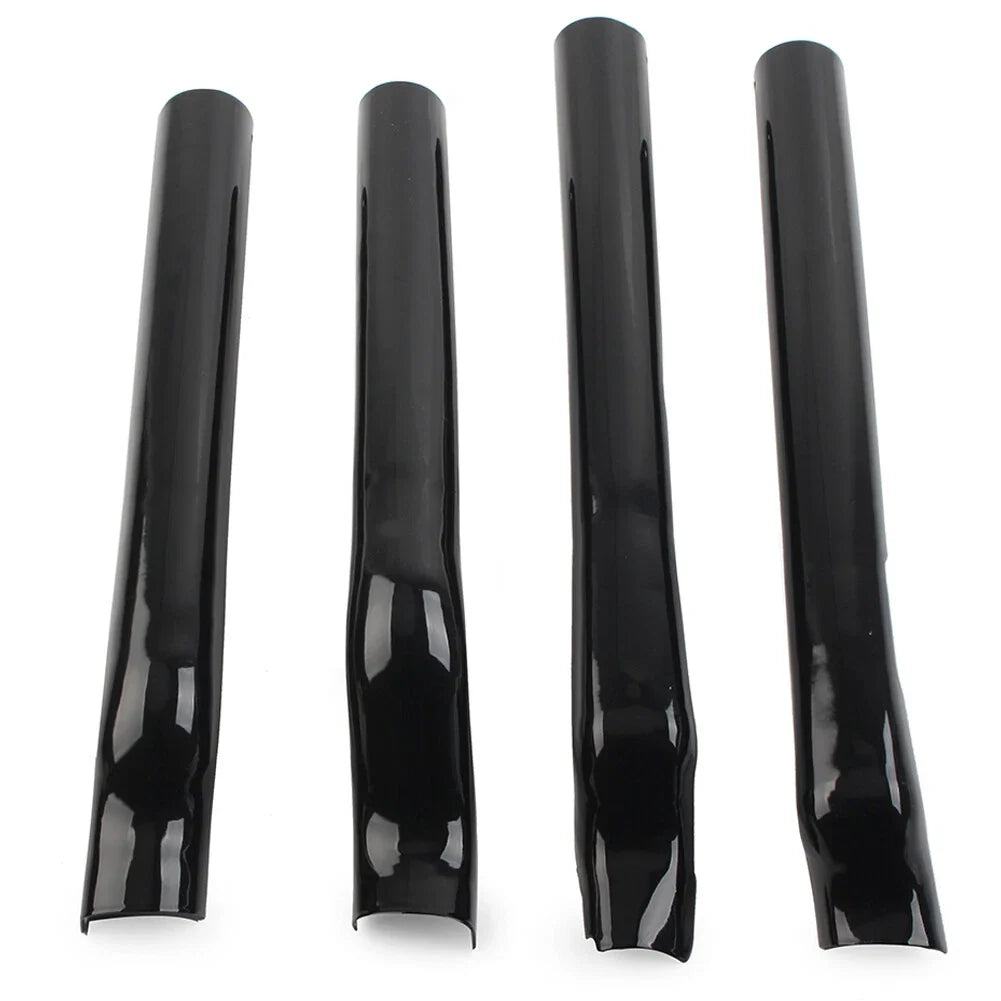 Black Rear Swingarm Tube Covers for Harley Heritage Softail Classic (2000-2011)