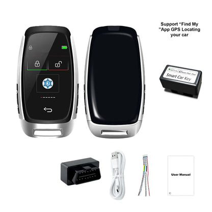 Universal LCD Remote Key Kit for Car One-Key Engine Start