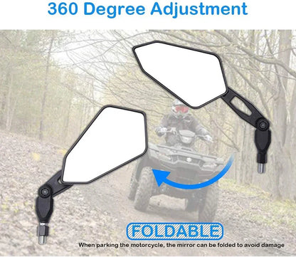 Rearview & Side Mirrors for Honda CB 500, 450, CBR 600, KTM ATV