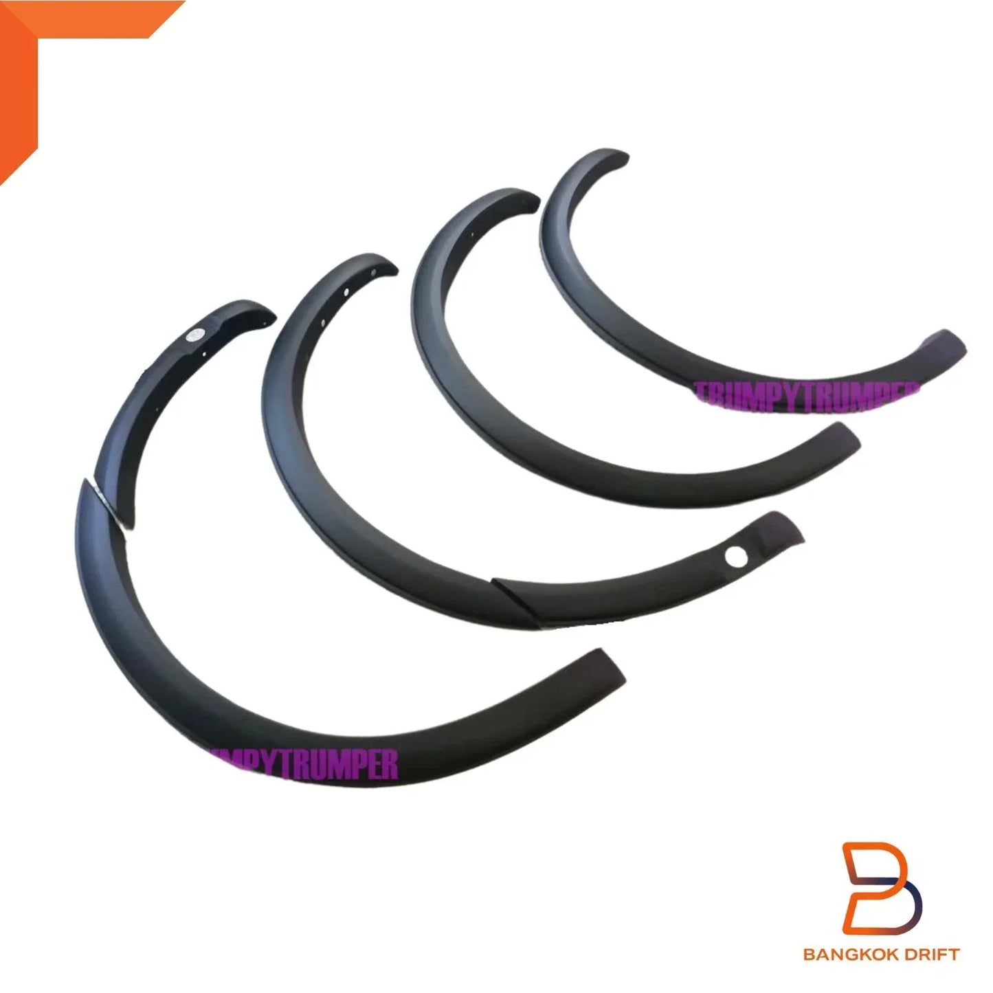 3" Slim Fender Flares for Ford Ranger Wildtrak (2018-2022)