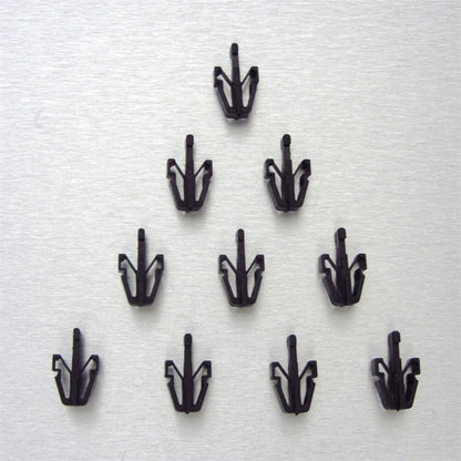 50Pcs Nylon Grille Clips for Honda, Mitsubishi, Toyota, Mazda (Various Years)