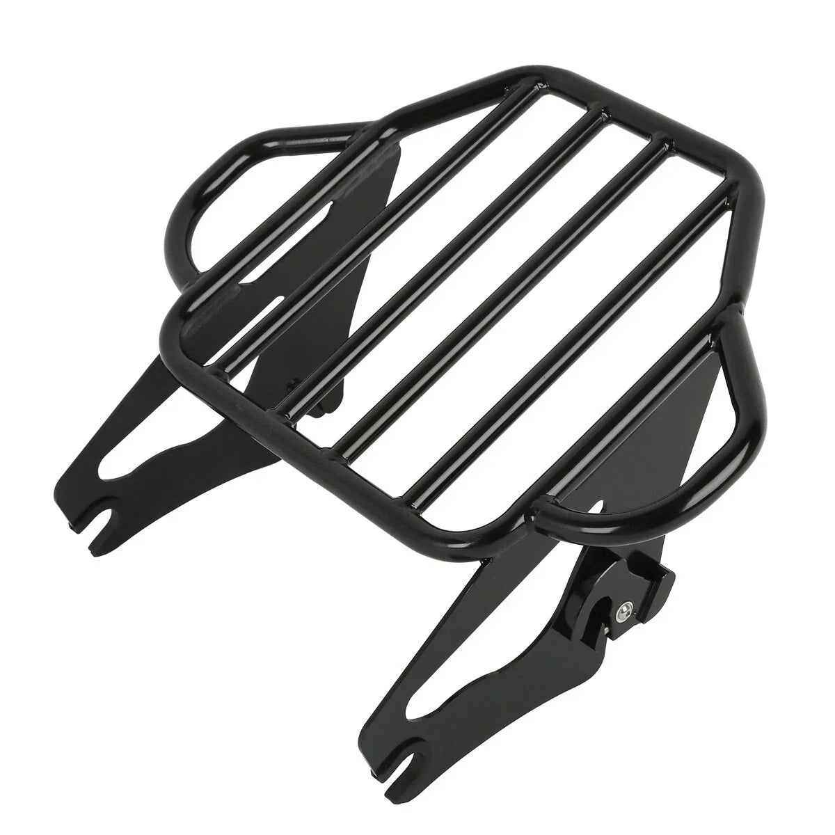 Black Detachable Luggage Rack for Harley Road King Electra Glide (2009 - 2024)
