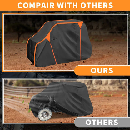 Waterproof UTV Cover for Honda Pioneer 700 (2014-2023) - Black 210D PU