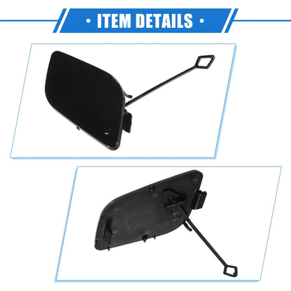Bumper Tow Hook Eye Hole Cover for Mercedes-Benz R350 (2011-2012) Black