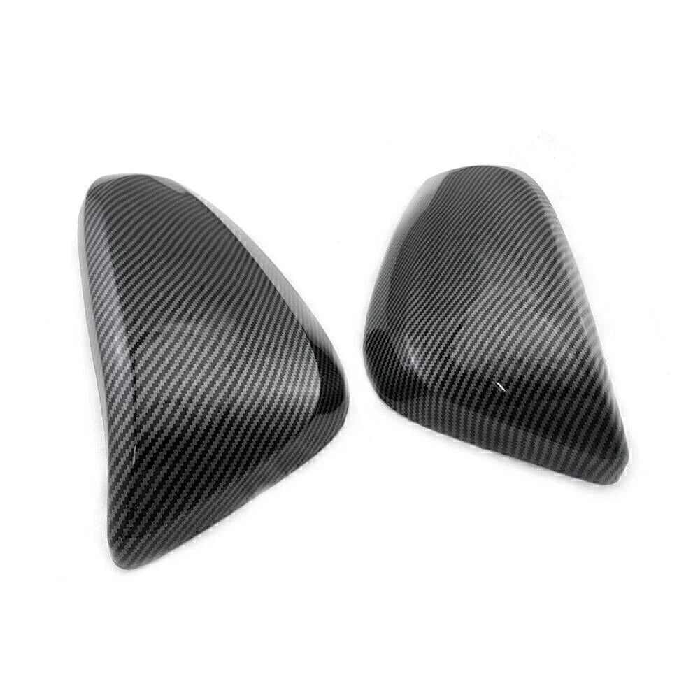 Carbon Fiber Side Door Mirror Cover Trim for Toyota Hilux Revo (2015-2022)