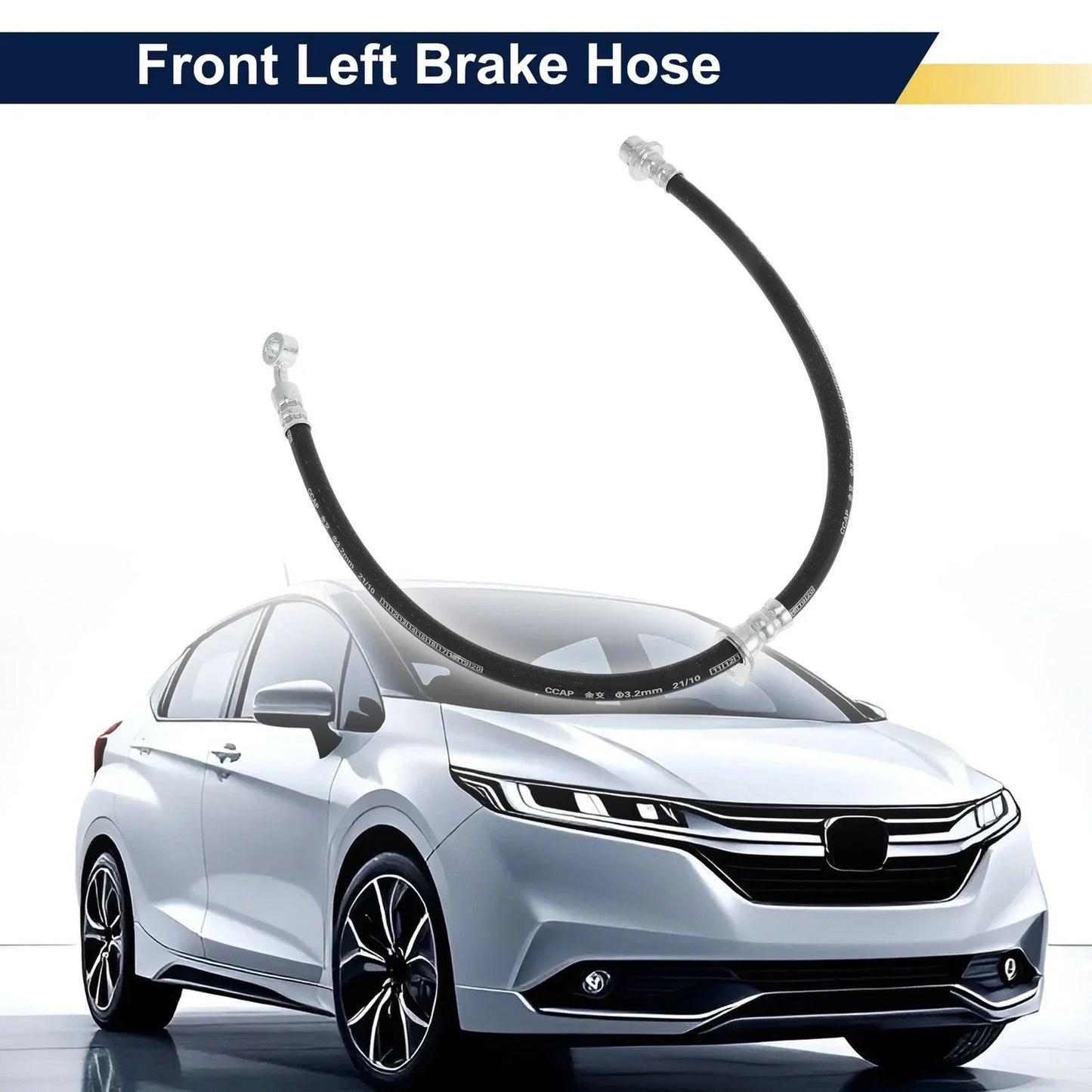 Front Left Brake Hose for Honda Crider 2013-2020 Hydraulic Hose 2 x 01465T4NH01