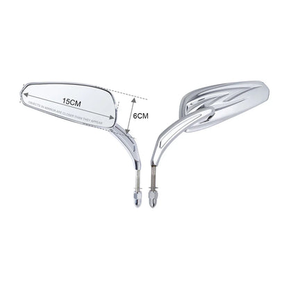 Chrome Rear-View Mirrors for Harley CVO Road Glide (2023-2024)