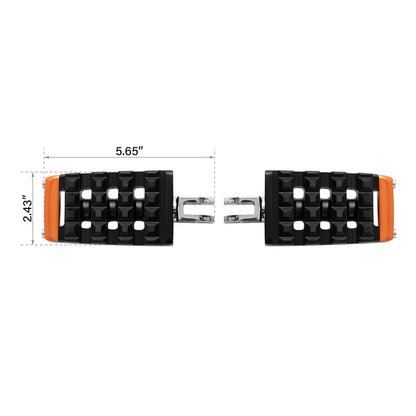 Black Rider Foot Pegs for Harley Softail Street Bob Fat Bob (2018-2025)