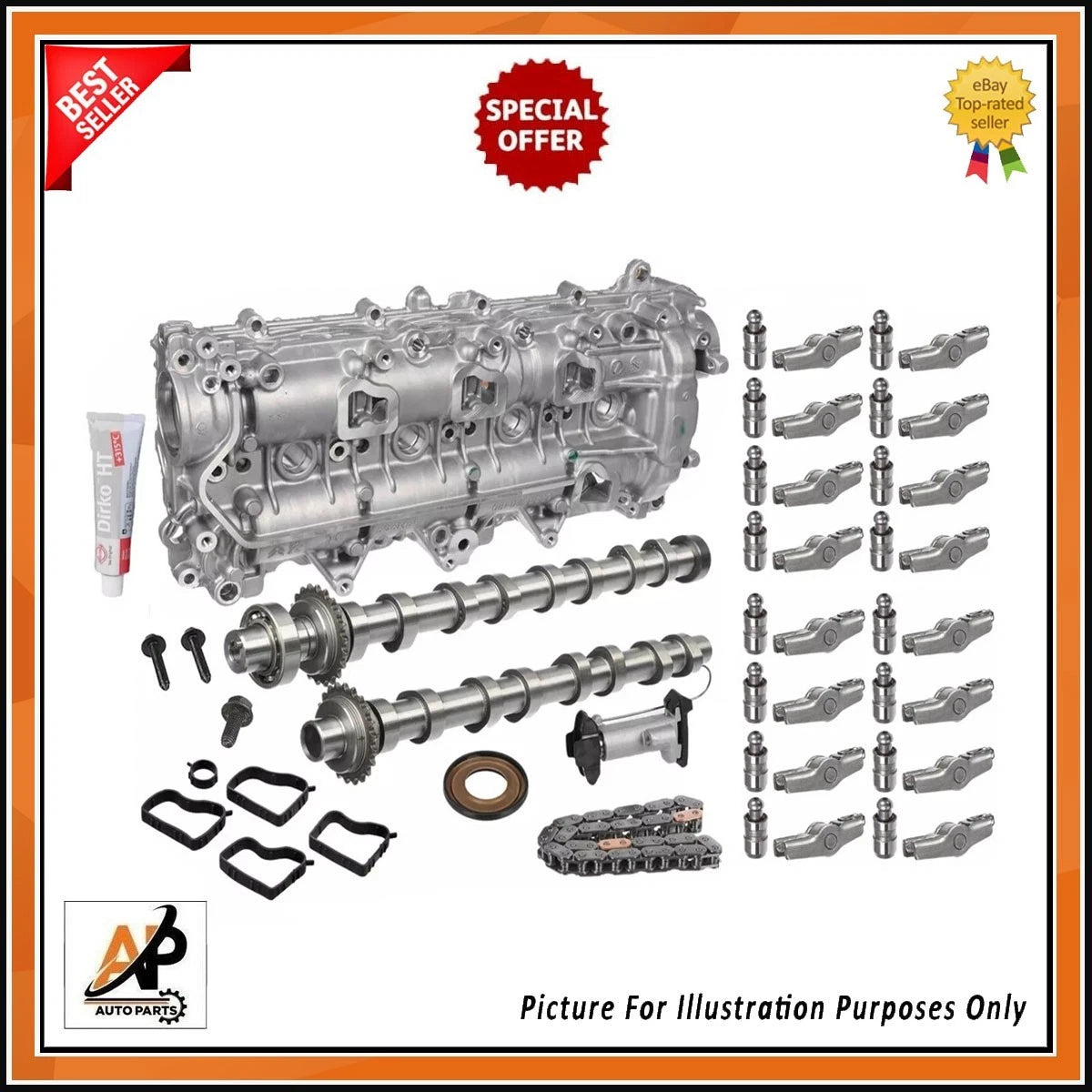 Cam Carrier Kit Replacement for Peugeot 1.5 HDI DV5R (2000–2012)