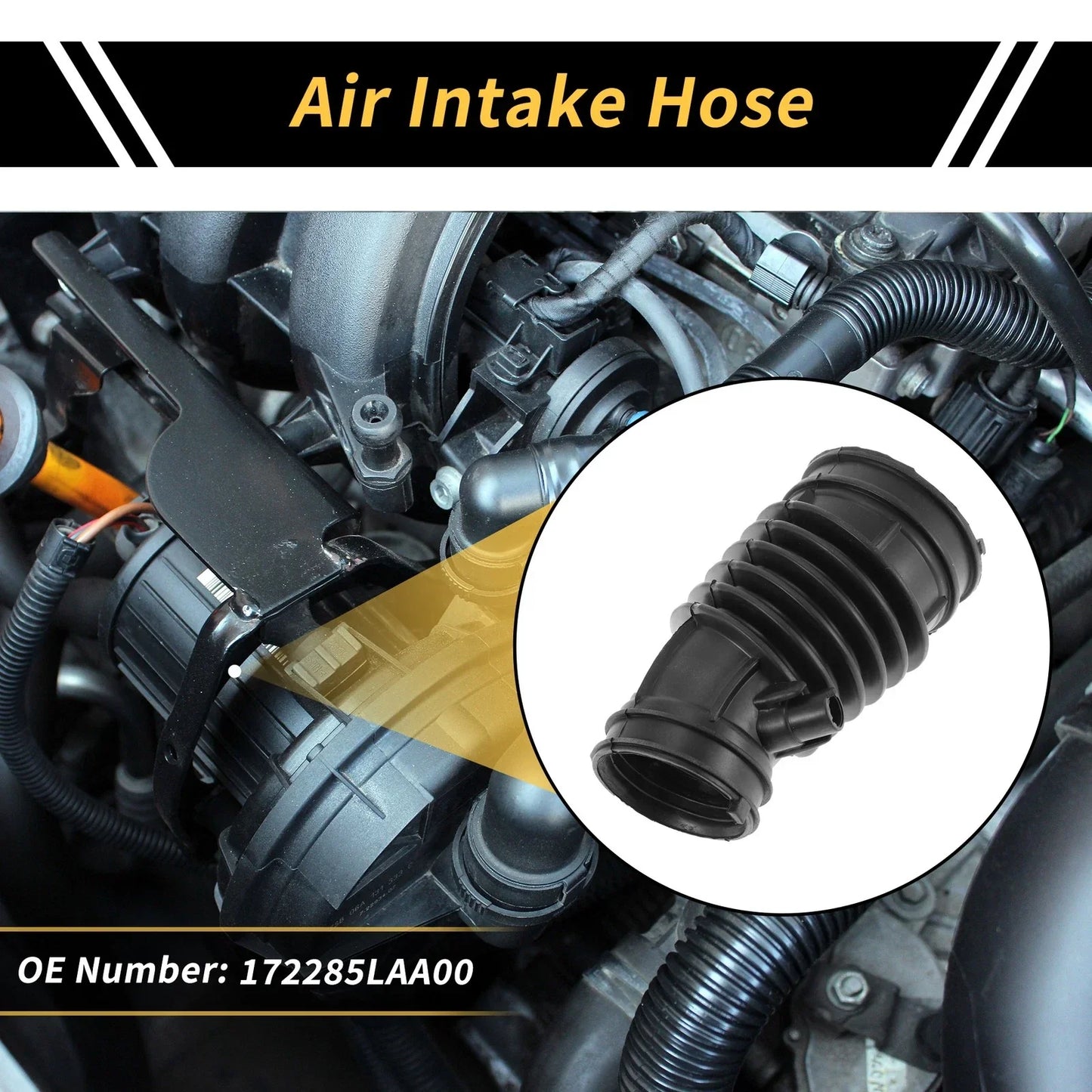 Car Intake Hose for Honda CR-V 2.4L (2015-2016)