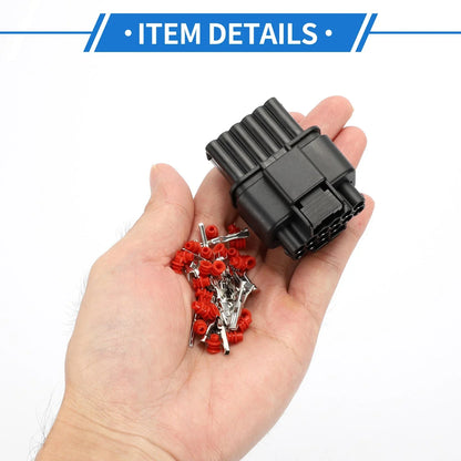 12 Pin Front Headlight Connector Plug for Hyundai - 1 Set