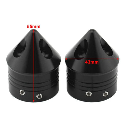 Front Wheel Axle Nut Covers for Harley Touring Road Glide Dyna Softail