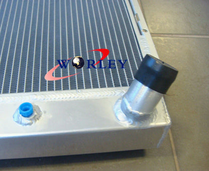 Aluminum Radiator + Shroud + Fan for Holden WB V8 Statesman (1980-1984)