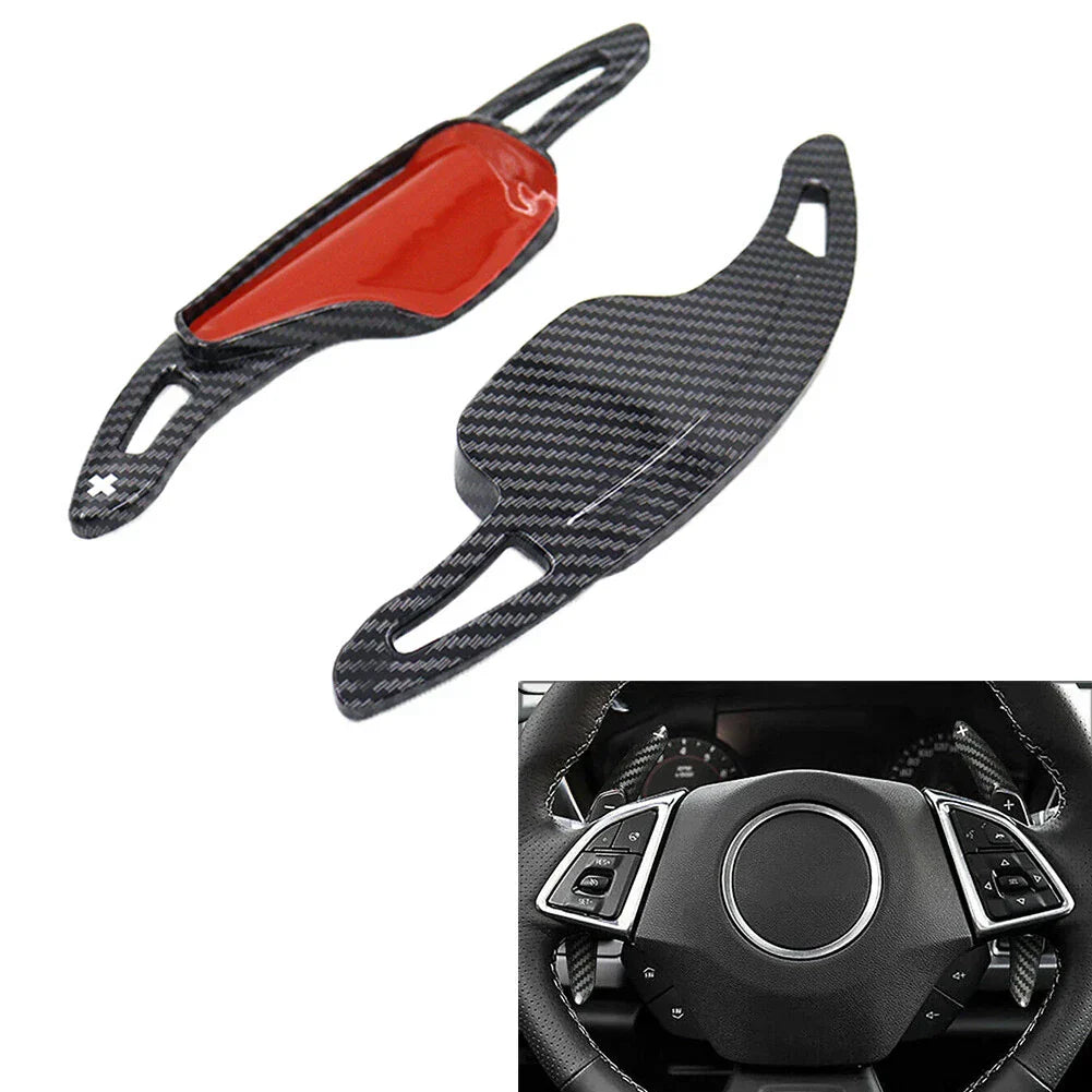 Steering Wheel Shift Paddle Extensions for Chevrolet Camaro Corvette (2014-2019)