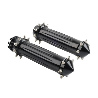 1'' Spikes Motorcycle Hand Grips for Harley Touring Dyna Softail
