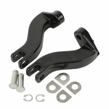 Rear Passenger Foot Pegs Mount Kit for Harley Touring Electra Glide (1993-2024)