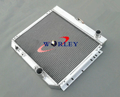 3 Row Aluminum Radiator + Fan for Ford Fairlane, Mustang (1963-1969)