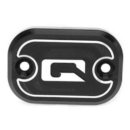 Black Front Brake Fluid Reservoir Cap Cover for YAMAHA QBIX 125 (2017-2018)