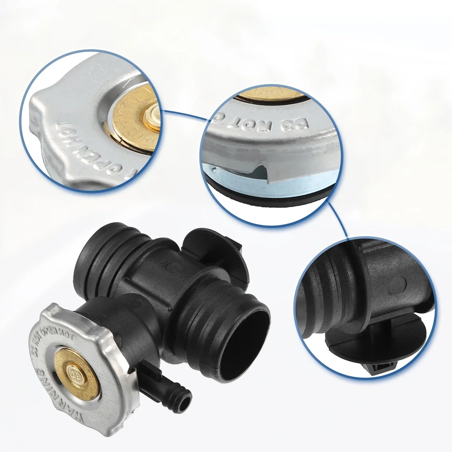 Radiator Coolant Filler Neck Set with Cap for Dodge Durango