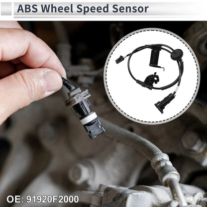 ABS Wheel Speed Sensor for Hyundai Elantra 2016-2019 (2 x Sensors)