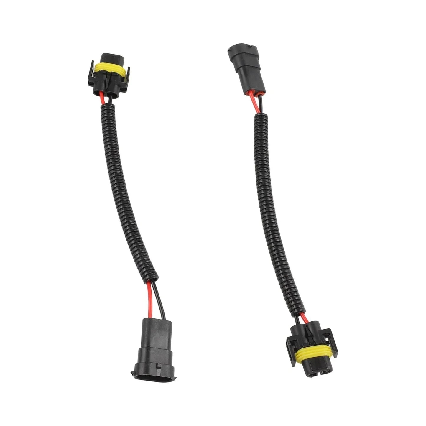 2 x Adapter Wiring Harness Plugs Prewired M/F H11 H8 H9
