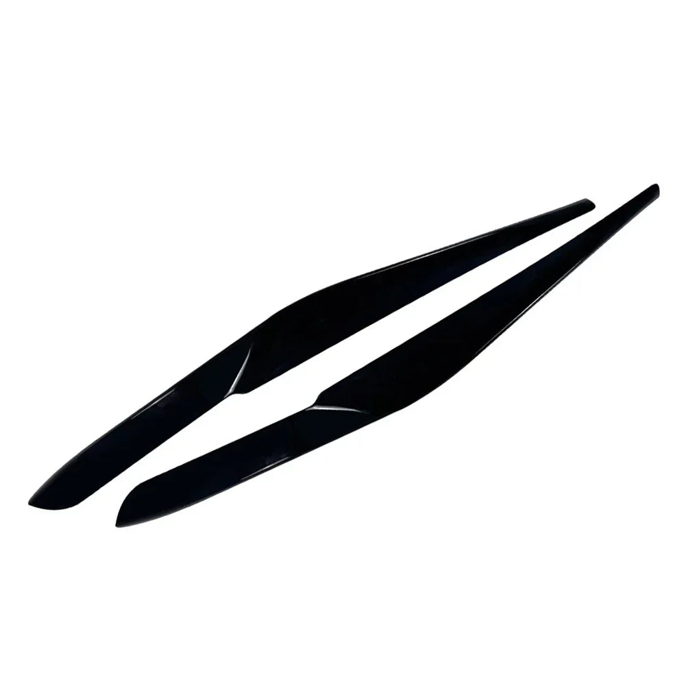 Black Headlight Eyebrow Eyelids Covers for BMW X5 X6 G05 G06 (2023-2025)