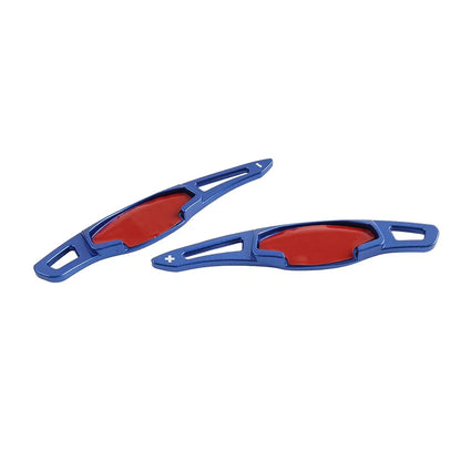 Blue Steering Wheel Shifter Paddle Extensions for Honda Civic (2022 - )