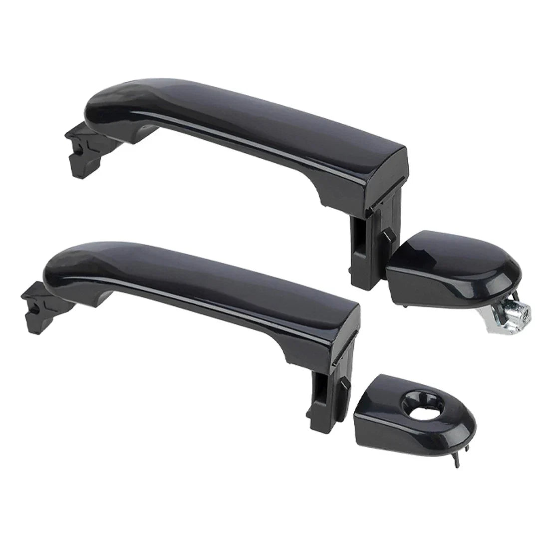 Outer Door Handles Set 4 x for Nissan Versa (2007-2012) Front & Rear Left Right
