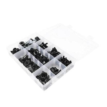 Screws Fairing Bolts for Yamaha YZF R6 (2008-2016) - Metal & Plastic Black