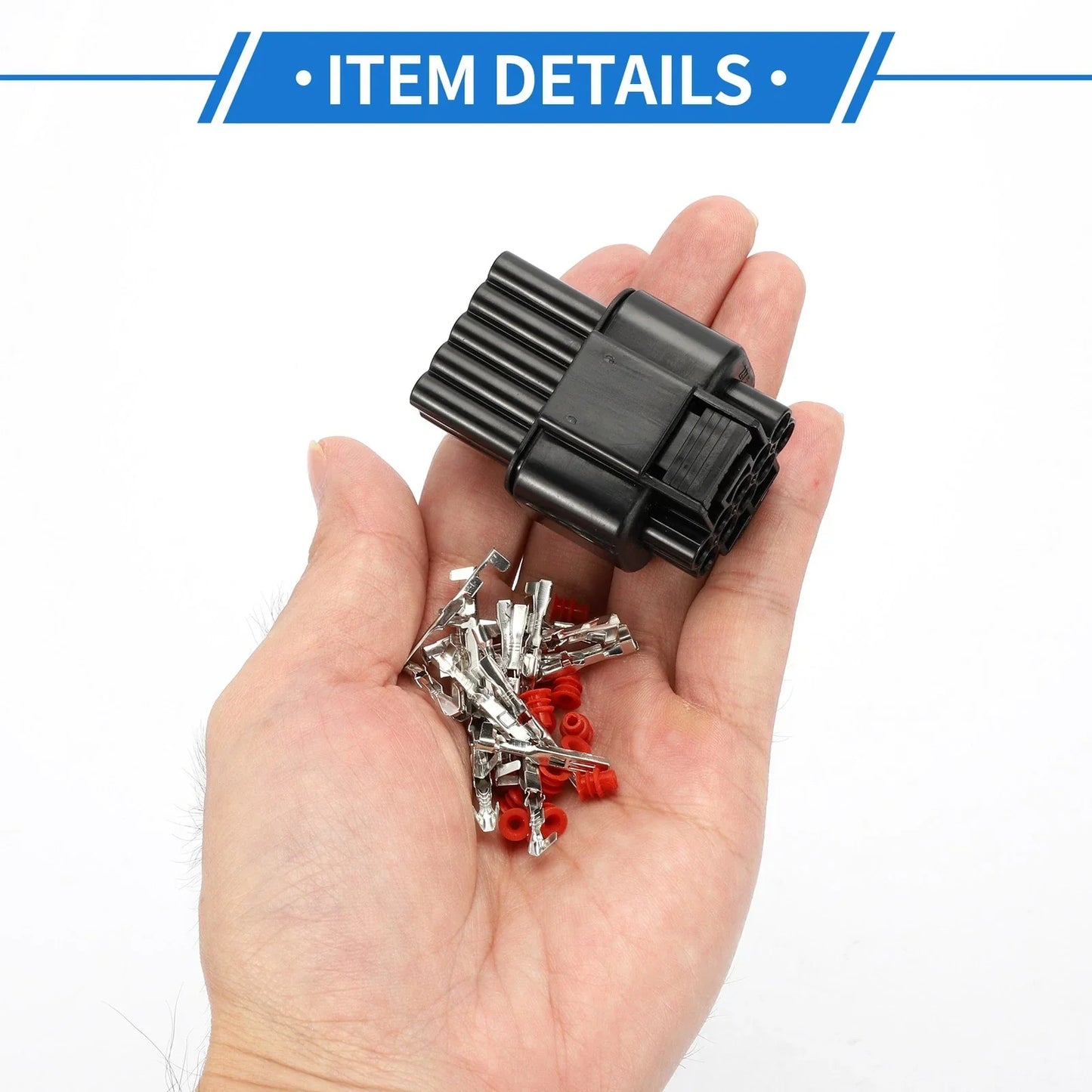 10 Pin Car Wiring Harness Connector Plug for Hyundai & Kia - 2 x Sets