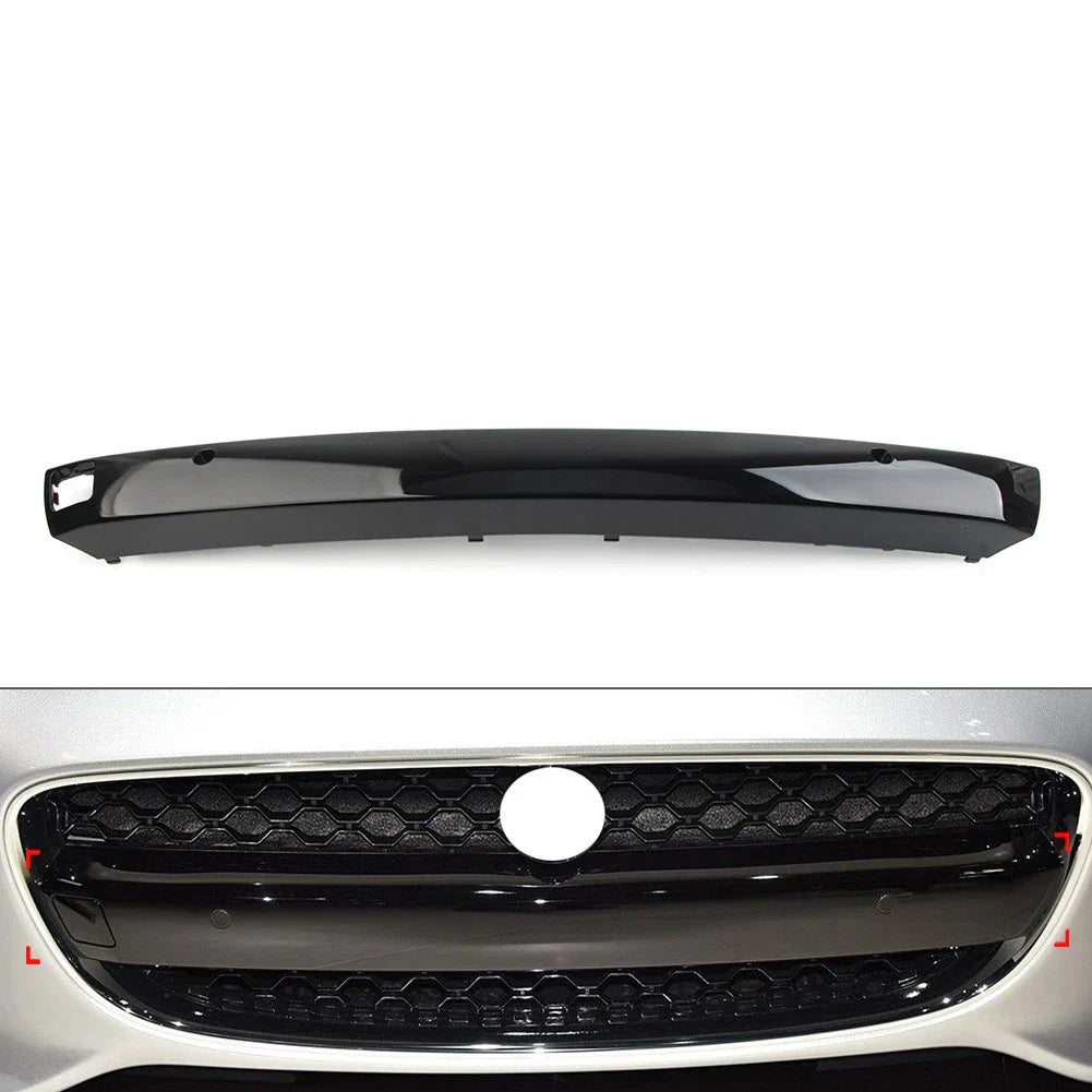 Front Bumper Grille Molding for Jaguar F-Type 2014-2017 Gloss Black