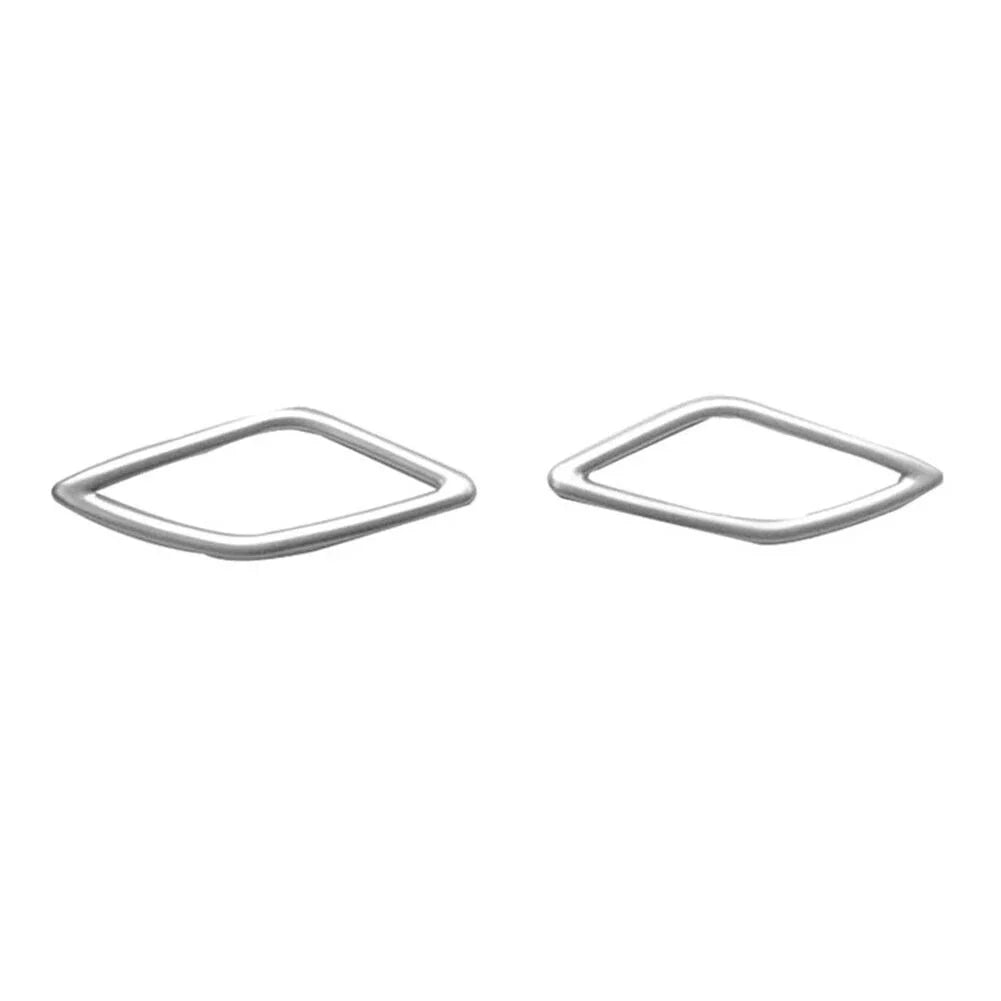 Matte Silver A-Pillar Speaker Covers for Volvo XC40 (2018-2020)