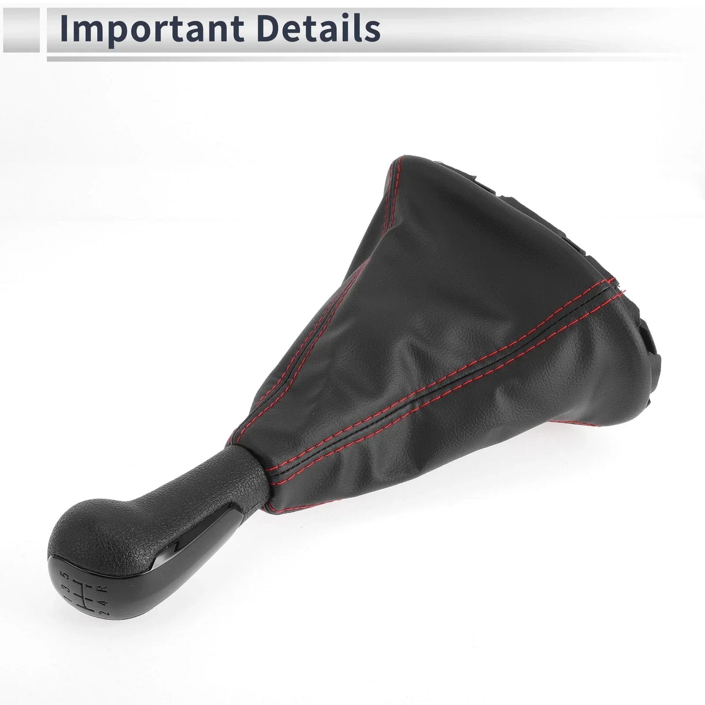 5 Speed Gear Shift Knob & Cover for Chevrolet Spark (2011-2015)