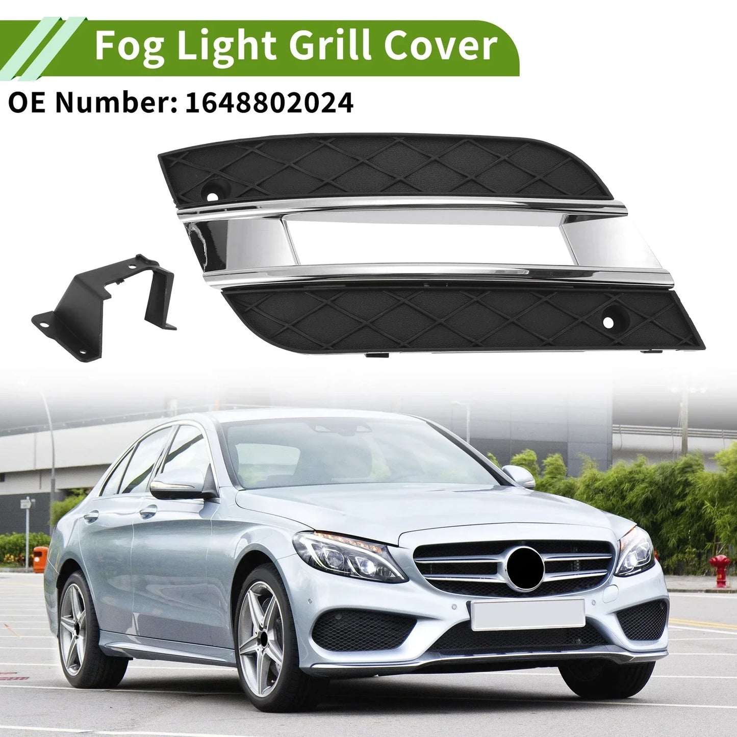 Front Right Fog Light Grill for Mercedes Benz ML450 (2009-2011)