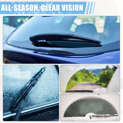 Rear Windshield Wiper Blade Arm Set for Chrysler Town & Country (2008-2016)