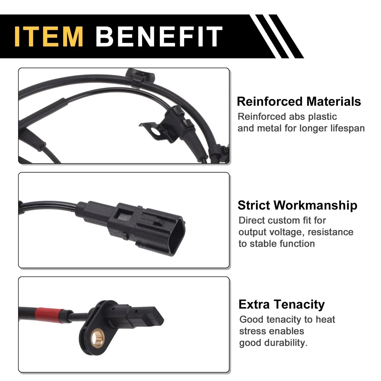 ABS Wheel Speed Sensor for Hyundai Elantra 2016-2023 1 x Right Front Sensor