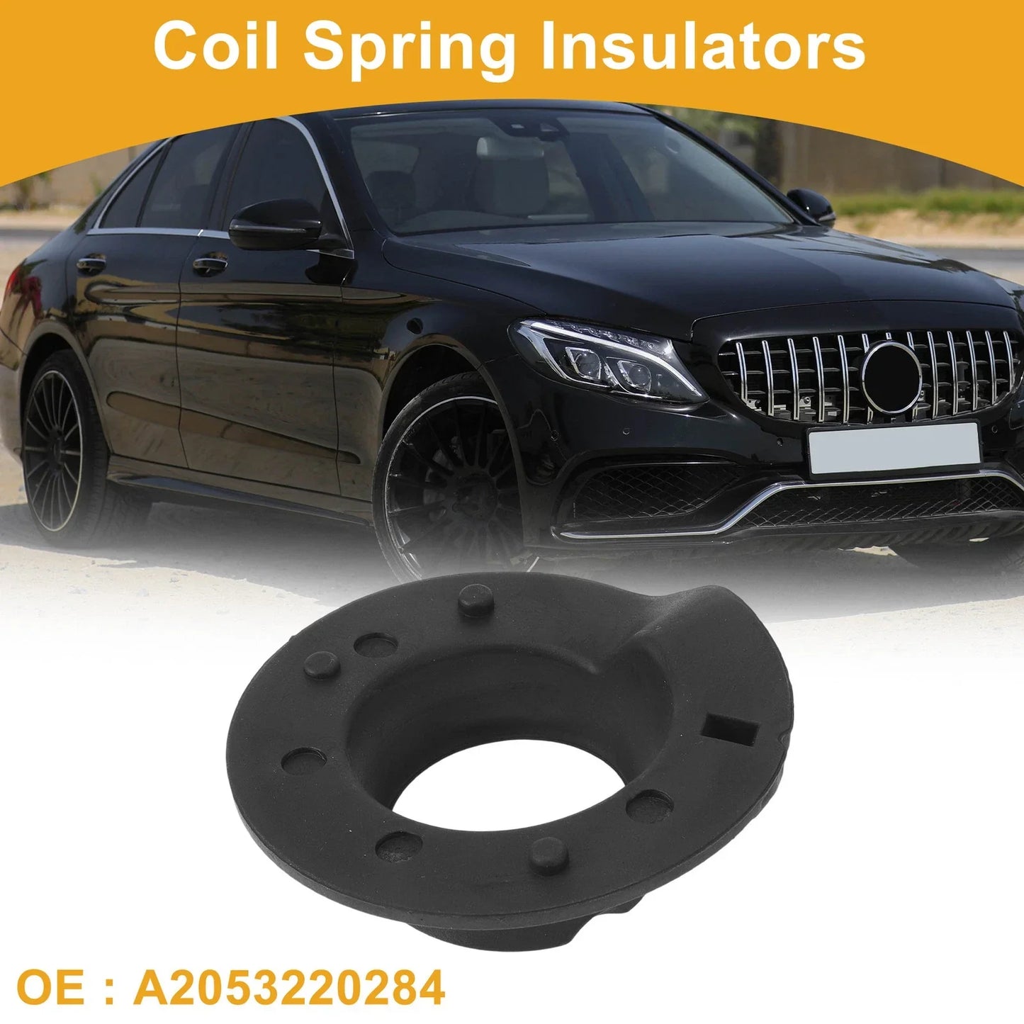 Coil Spring Insulators for Mercedes-Benz C300 2015-2021 (2 x)