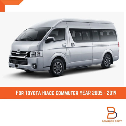 6 x Chrome Door Handle Covers for Toyota Hiace Commuter (2005-2019)